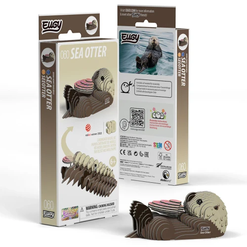 Completed model with packaging