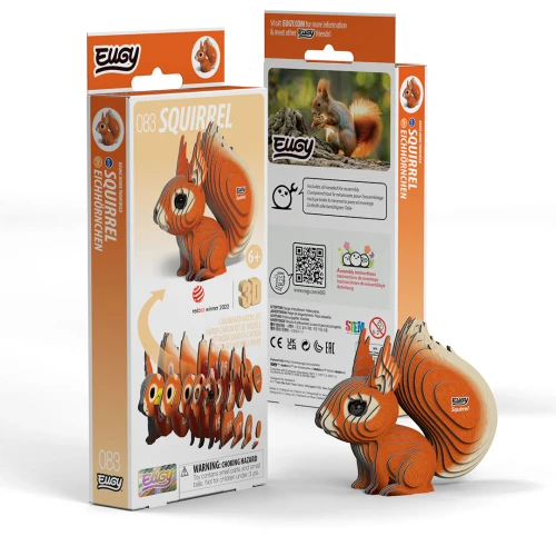Completed model with packaging