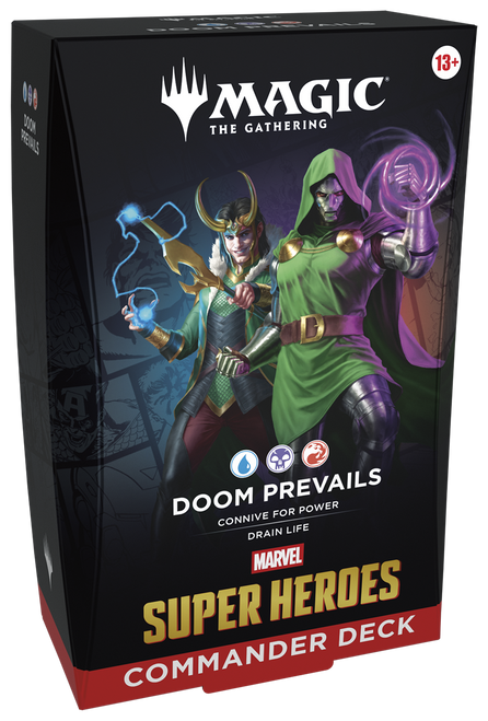 Doom Prevails Commander Deck packaging