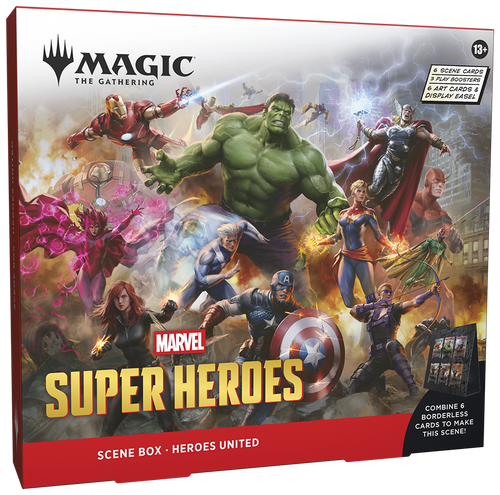 Heroes United Scene Box outer packaging