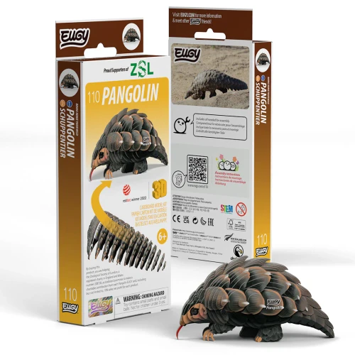 Completed model with packaging