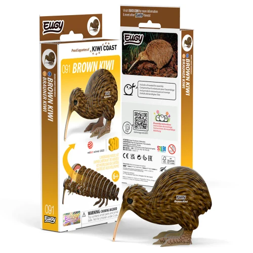 Completed model with packaging