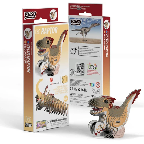 Completed model with packaging