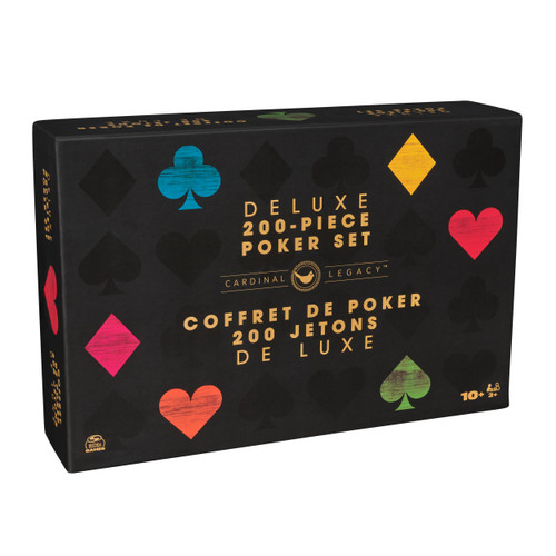 black game box with colorful shapes