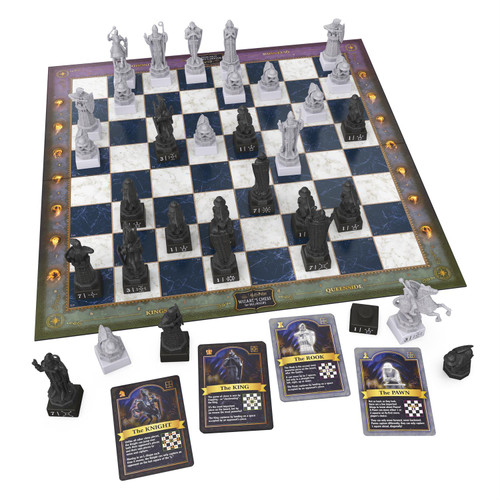 the game set up with player cards