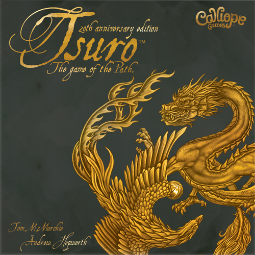 front of the game box with golden dragon