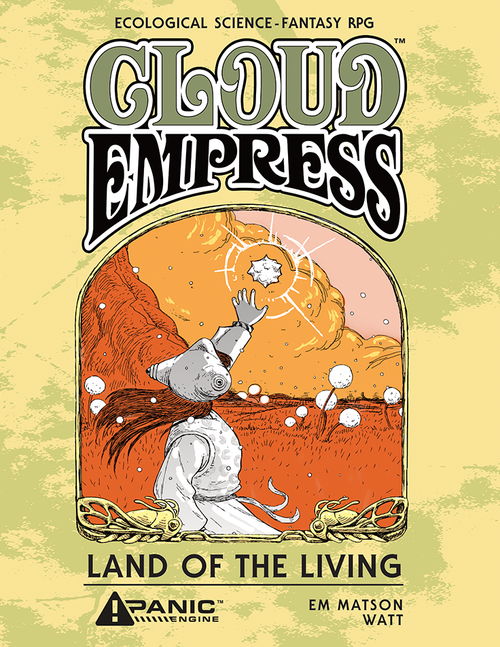 Book cover art depicting a creature reaching out to a floating object