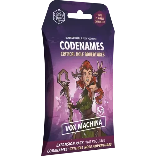 Expansion hangtab packaging featuring Critical Role Keyleth art
