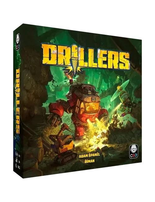 Game box with art depicting a large machine with drills and saws for limbs