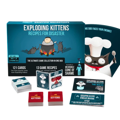 Game box and included components
