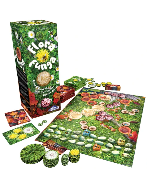 Game box and included contents