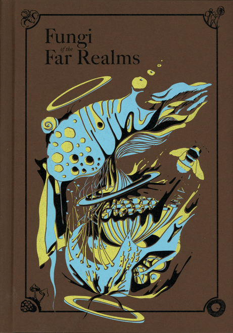 Book cover, depicting the title and an abstract blue, green and black shape