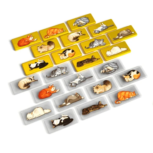 A grid of cat tiles
