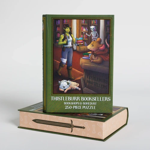 Puzzle box in the shape and appearance of a hardcover book