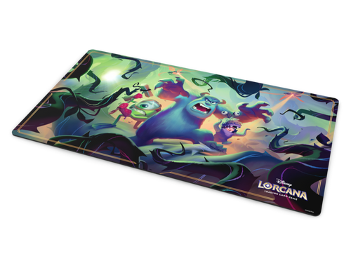 Playmat featuring the key art for the Lorcana Attack of the Vine set