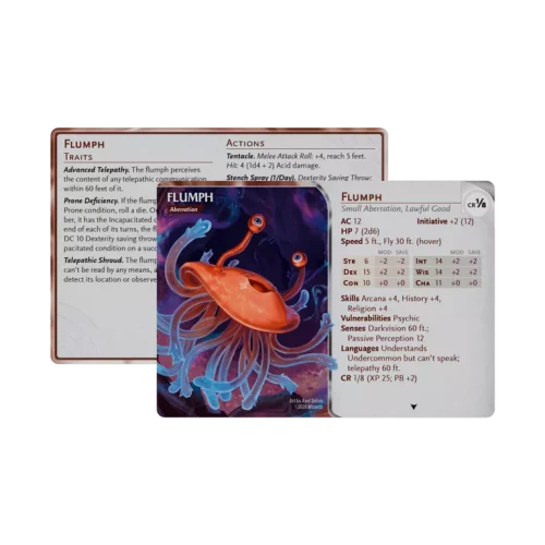 Example reference card for Flumph