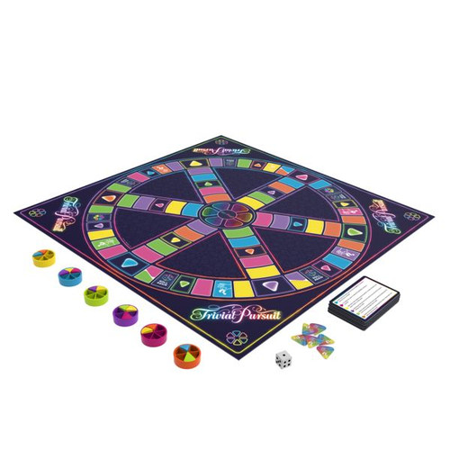 the game board and components