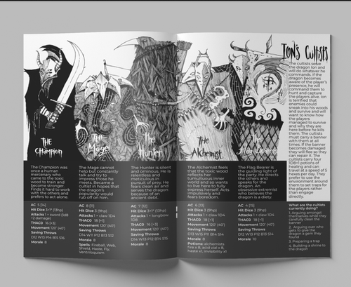Interior page spread