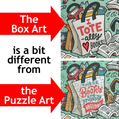 Example of how the puzzle image can differ from the box image