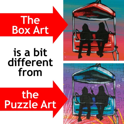 Example of how the puzzle image might differ from the box image