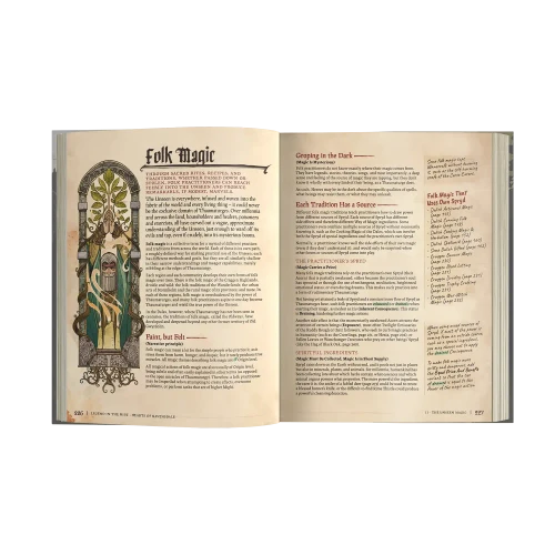 Interior page spread: Folk Magic