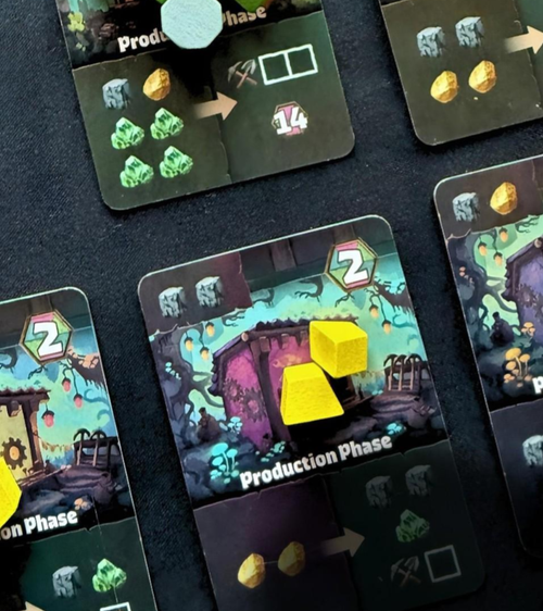 Example cards and tokens