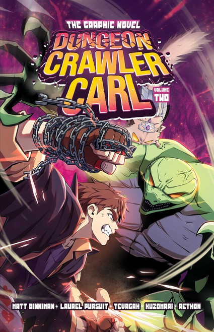Book cover, depicting a scene from Dungeon Crawler Carl