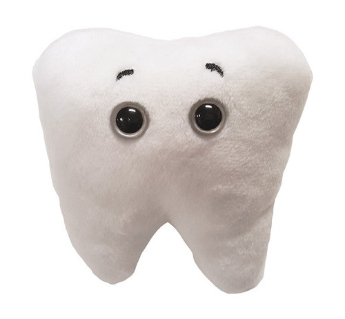 Image of Giant Microbes Tooth plush (front view)