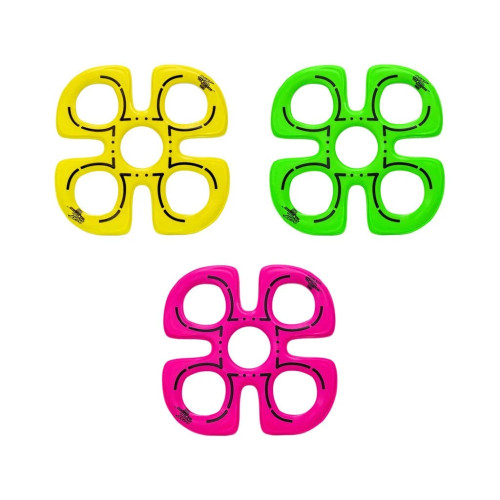Airbladez: Ryzr in different colors, yellow, green, and pink