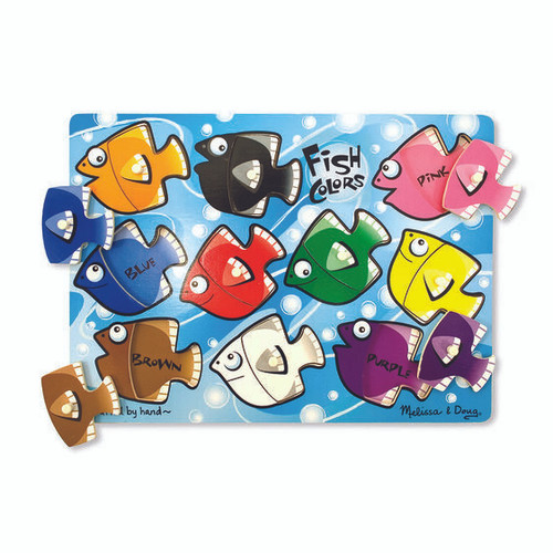 Colorful Fish Peg Puzzle