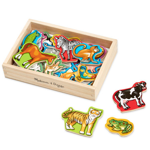 Magnetic Wooden Animals