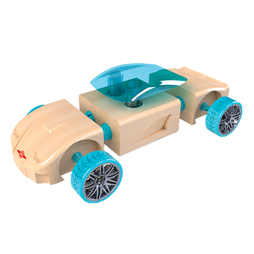 Automoblox C11 Nebulous  pieces coming apart and together teal wheels and window