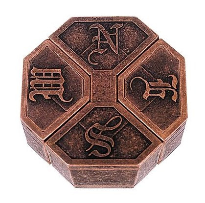 Hanayama News Puzzle (Level 6) puzzle image