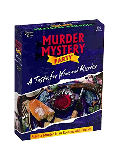 A Taste for Wine and Murder front of product featuring bread and wine on a tray