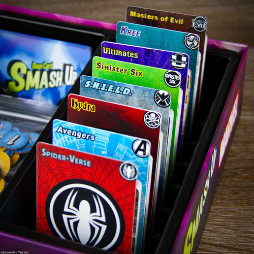 Smash Up Marvel characters