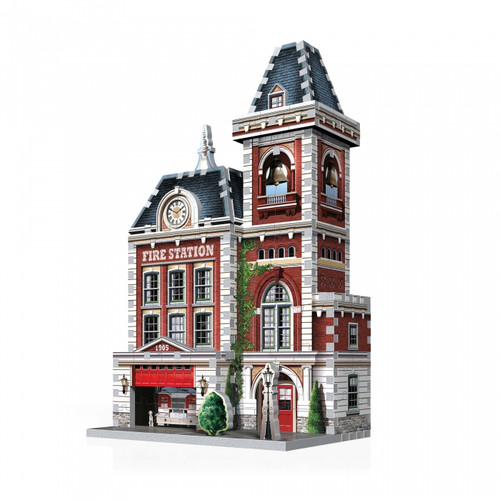 Urbania Firehouse 3D Puzzle  front of assembled puzzle