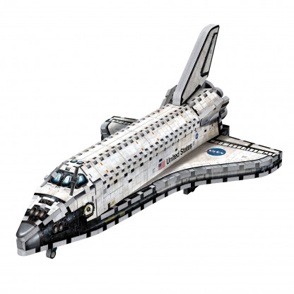 Assembled Top Front/Side of Space Shuttle Orbiter 3D puzzle