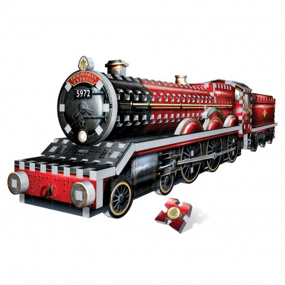 Harry Potter Hogwarts Express 3D Puzzle built front side angle