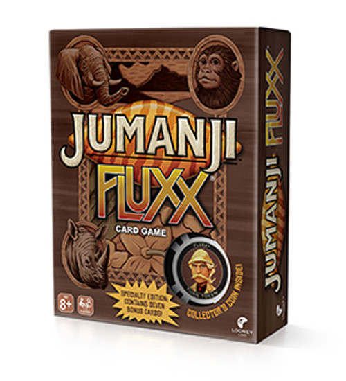 Jumanji Fluxx SE front of packaging 