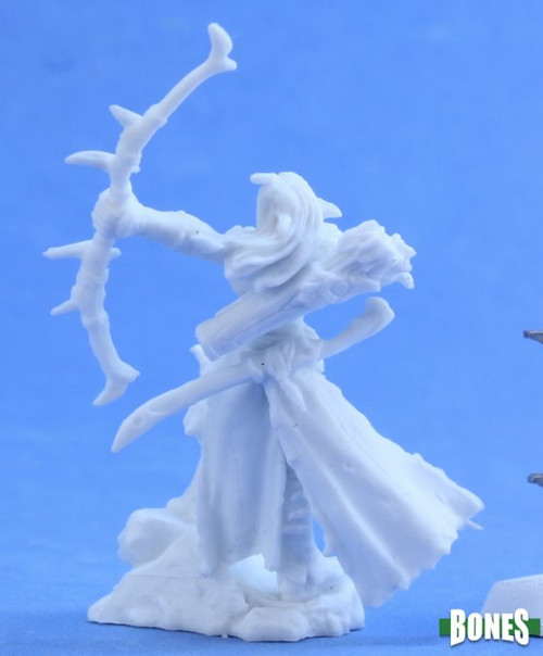 Image of Reaper's Arathanel, Elf Ranger mini, rear view