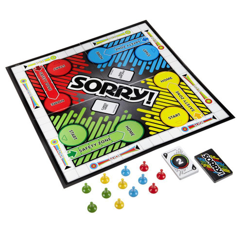 Game board with game components 