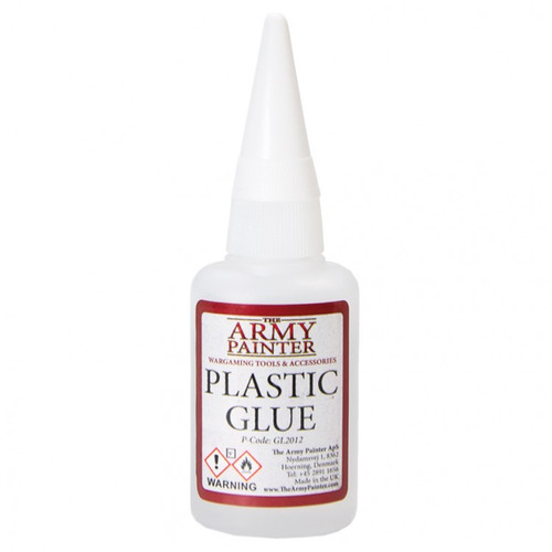 Plastic Glue Single- with a white cover coming to a tip
