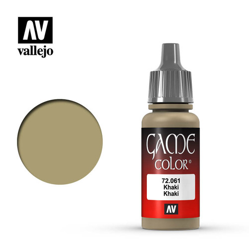 GC48: Khaki, a bottle with a twist top and a sample color dot