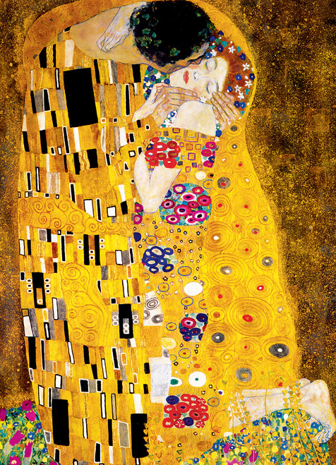 The Kiss, Klimt gold puzzle 