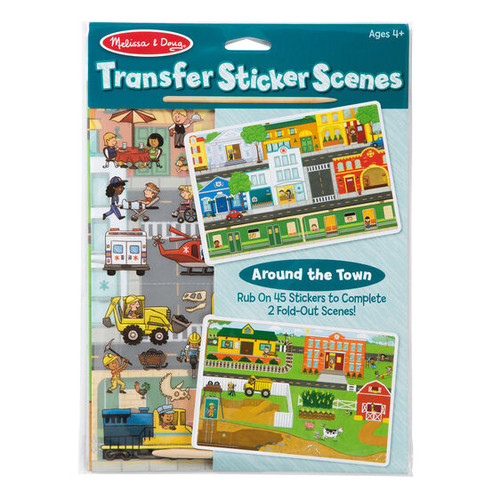  All Around the Town Transfer Stickers 