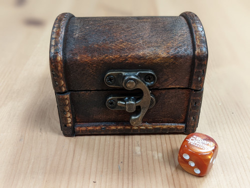 brown Tiny Dice Chest