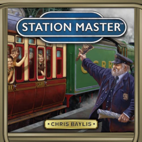 Station Master front cover depicting a  train car and conductor 