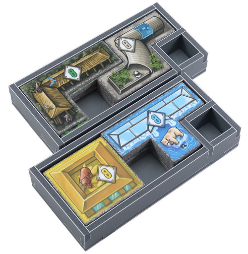  compartments with sample pieces out of box