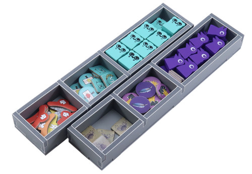  compartments with sample pieces out of box