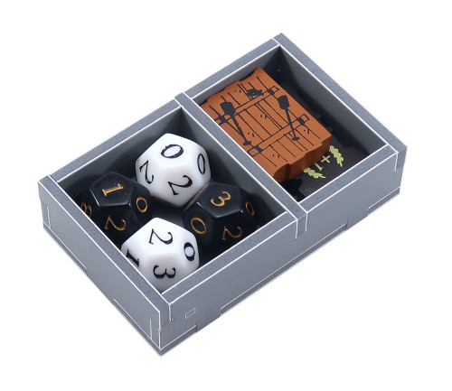  compartments with sample pieces out of box
